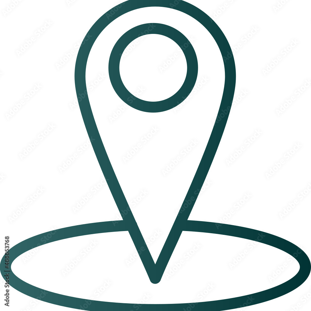 Poster map pin icon