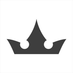 Fototapeta premium Crown icon in trendy flat style isolated on white background. Crown symbol for your web site design, logo, app, UI. Vector illustration, EPS10
