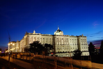 Obraz na płótnie Canvas Palacio Real de Madrid, España