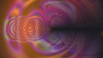 Glitch distorted geometric background . Modern art design . Noise destroyed glitched poster . Trendy defect error background with speed lines . Glitched artwork  .Hologram effect .vector  © miloje
