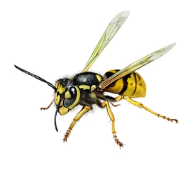 Foto op Plexiglas Wasp (Aculeata) © Liliya