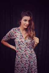 portrait of a woman in sri lanka 