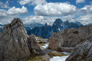 Fototapeta na wymiar Grandiose Bergwelt Dolomiten
