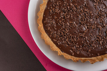 Alpino chocolate pie with dough