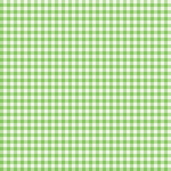 Green seamless gingham vector pattern. Gingham repeating pattern.
