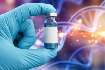 Science Biotechnology DNA illustration and abstract illustration