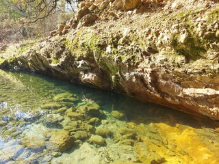 San Michele Delle Formiche baths. Tuscany, Italy.