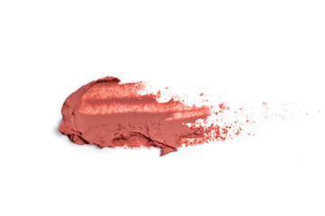 Lip stick pink red orande smudge background texture- Image