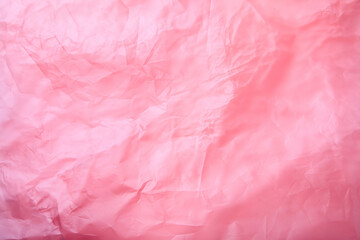 Crumpled recycle pink paper background - Pink paper crumpled texture  - Image
