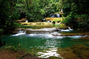 YS Falls in Jamaica 