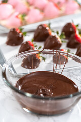 Chocolate dipped strawberries