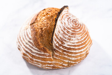 Wheat Sourdough Bread