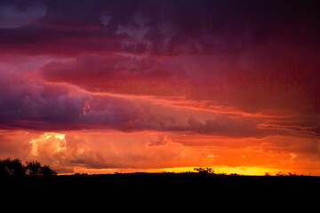Sundown Landscape Sunset 