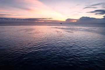 Aerial view of Mabul Island, Sabah