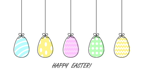 Easter egg, great design for any purposes. Happy easter. Spring easter background. Vector illustration. stock image. 