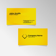 Business Card or Name Card Template Design. Vector Illustration. 