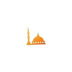 Mosque logo icon design template