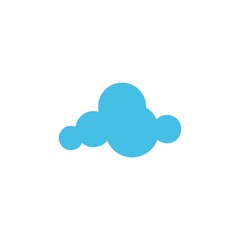 Fototapeta na wymiar Cloud icon logo illustration design template