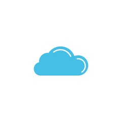 Cloud icon logo illustration design template