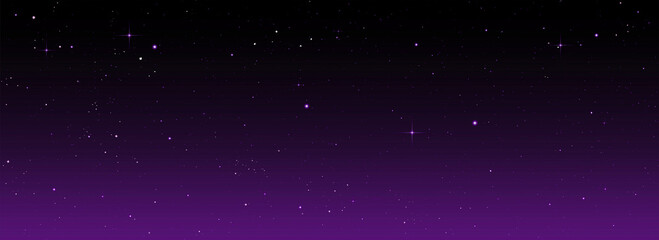 Galaxy background, night sky milky way, star on blue background