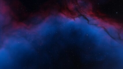 Fototapeta premium nebula gas cloud in deep outer space, science fiction illustrarion, colorful space background with stars 3d render 