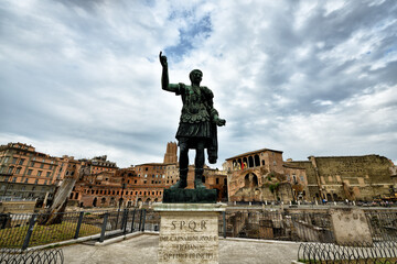 Street city of Roma, Italy 