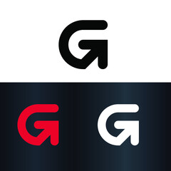 Letter G Creative Unique Modern Vector Logo Design