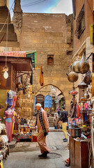 Lamp or Lantern Shop in the Khan El Khalili market in Islamic Cairo