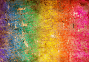 abstract grunge background in rainbow colors