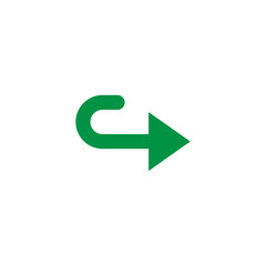 Arrow icon design template vector isolated illustration