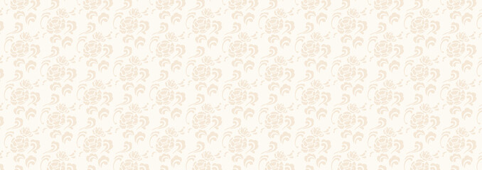 牡丹のパターン素材