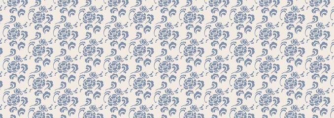 牡丹のパターン素材