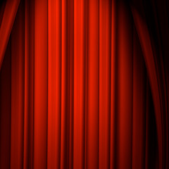 Fototapeta premium red curtain background