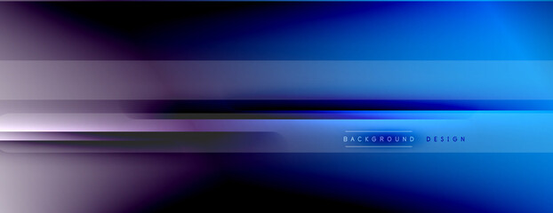 Fototapeta premium Abstract background - lines composition created with lights and shadows. Technology or business digital template. Trendy simple fluid color gradient abstract background with dynamic