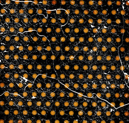 grunge retro background with dots