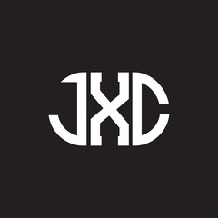 JXC letter logo design on black background. JXC creative initials letter logo concept. JXC letter design.