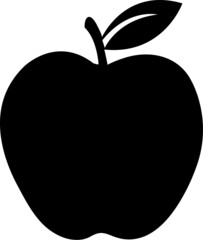 apple icon. Vector illustration in flat design.eps