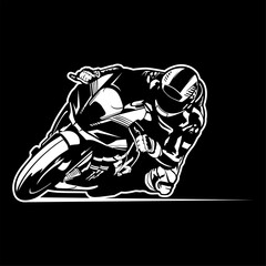 Fototapeta premium superbike design icon logo illustration vector