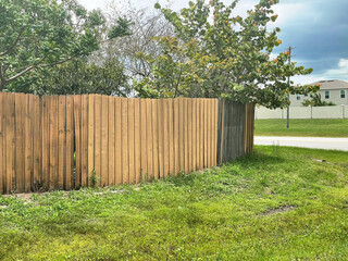 fence and green grass
