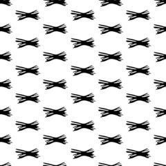 Seamless pattern with hand drawn cross symbols