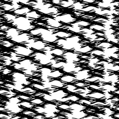Seamless pattern with hand drawn cross symbols