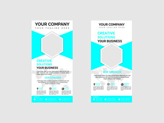 Professional roll up stand banner template design