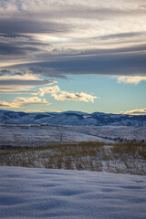 wonderful winter landscape in Colorado