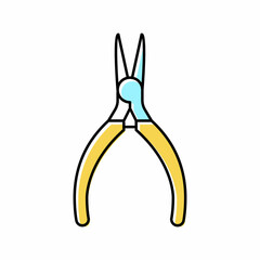 instrument jewellery color icon vector illustration