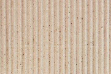 Clean recycled corrugated cardboard texture as background