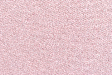 Soft light pink cotton boucle fabric texture or background