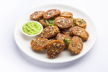 Gujarati snack muthiya or muthia