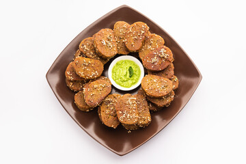 Gujarati snack muthiya or muthia