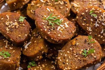 Gujarati snack muthiya or muthia