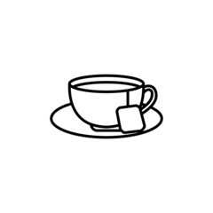 Cup Of Coffee icon in vector. Logotype